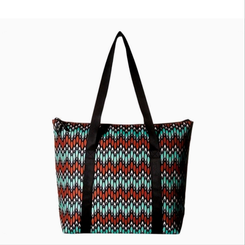 Vera Bradley Cooler Tote Sierra Stream 14826-339 Double Handles Zip  15"x19" NWT